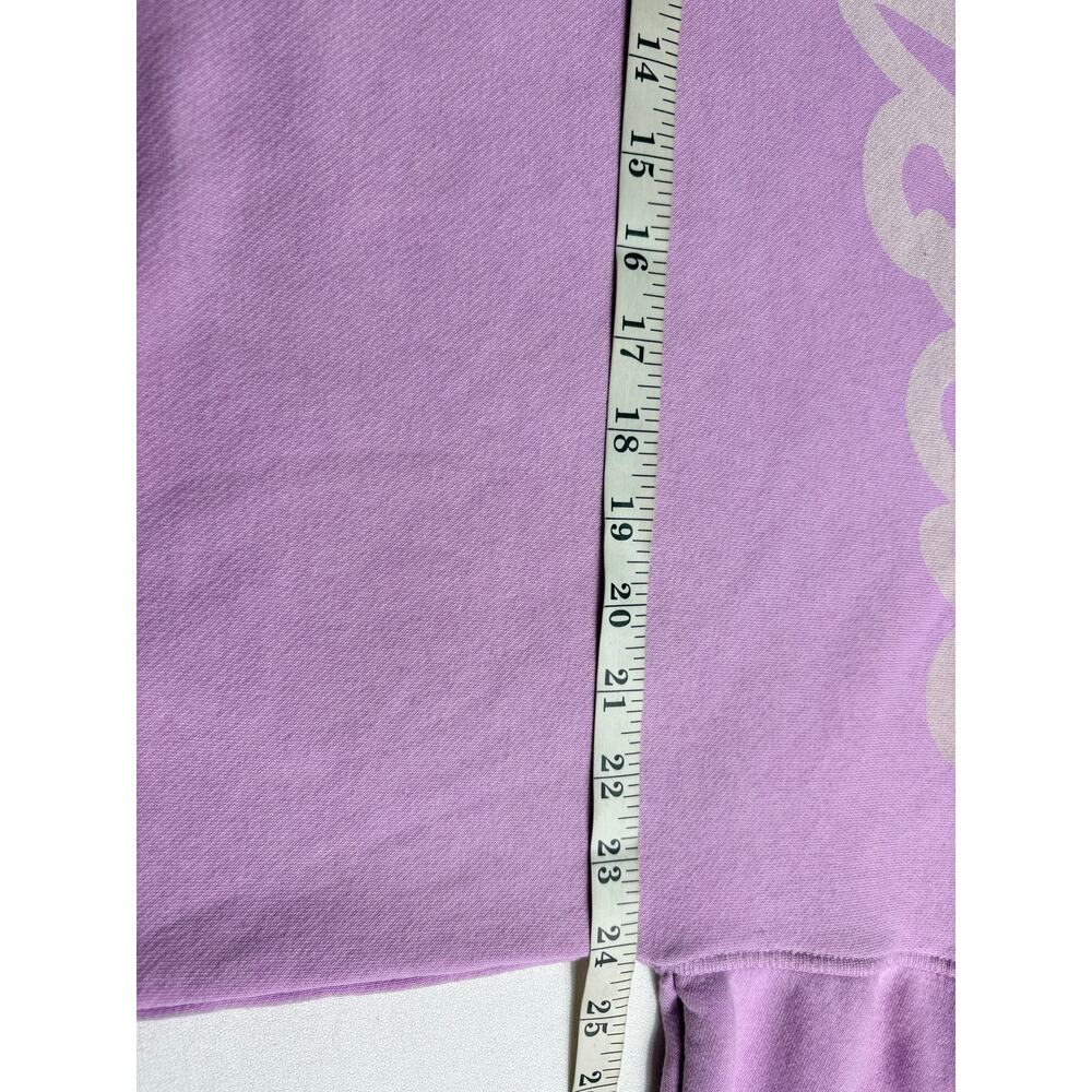 Anthropologie Celandine Oversized Crew Neck Sweatshirt Lilac Size XS - Picture 8 of 12